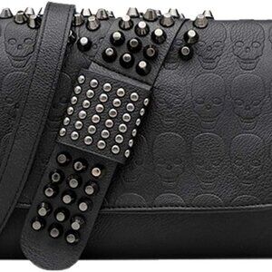 Womens PU Leather Crossbody Bag Shoulder Bag Wallet Purse